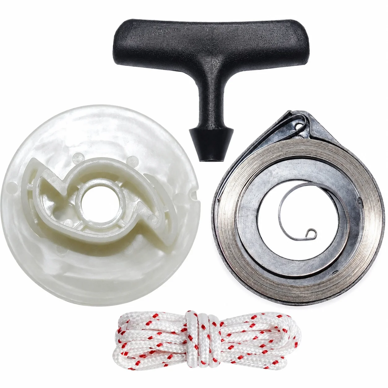 Recoil Starter Kit Pull Start Handle Rope Pulley Spring For Husqvarna 435 Chainsaw Replaces OEM 579427901 504597101 Saw Parts
