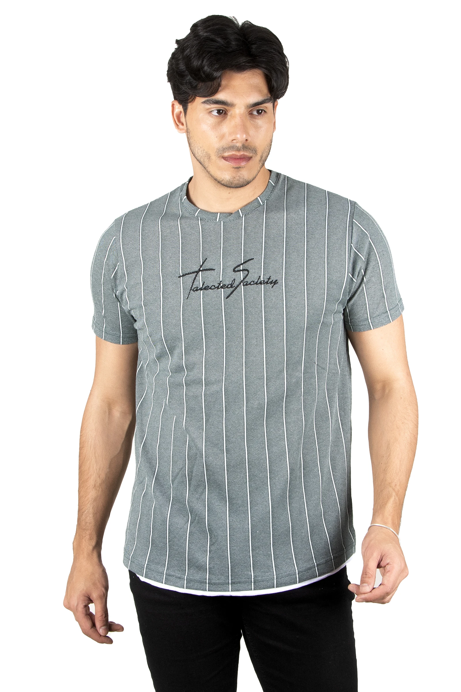 

Юбка DeepSEA с детализированными линиями и вышивкой спереди, велосипедная футболка с вырезом 2300987