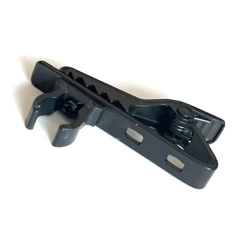 Portable black collar clip microphone metal lapel collar clip accessories and parts MOQ 10