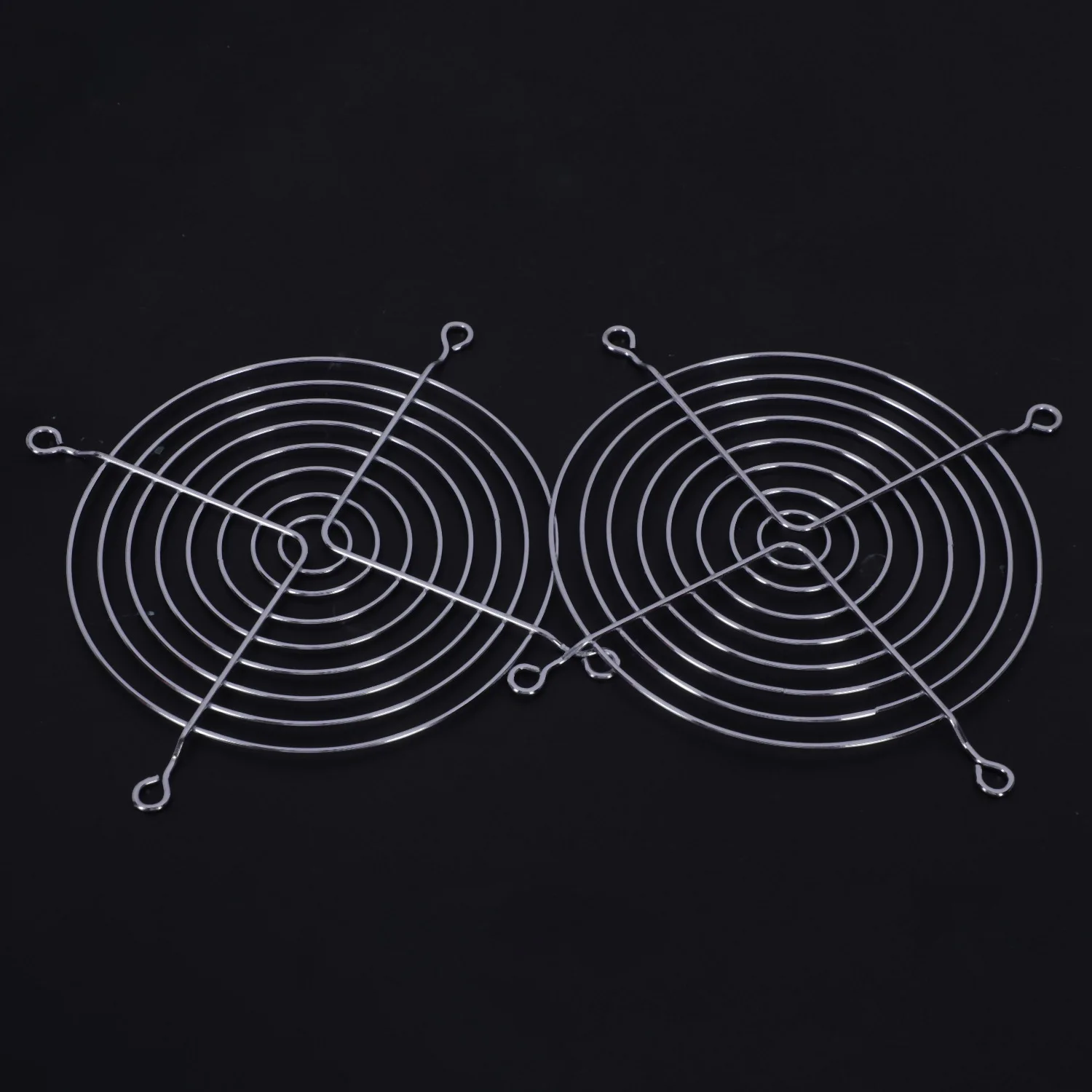 2 × شواية حماية للأصابع من الأسلاك المعدنية لمروحة حقيبة الكمبيوتر مقاس 120 × 120 مم