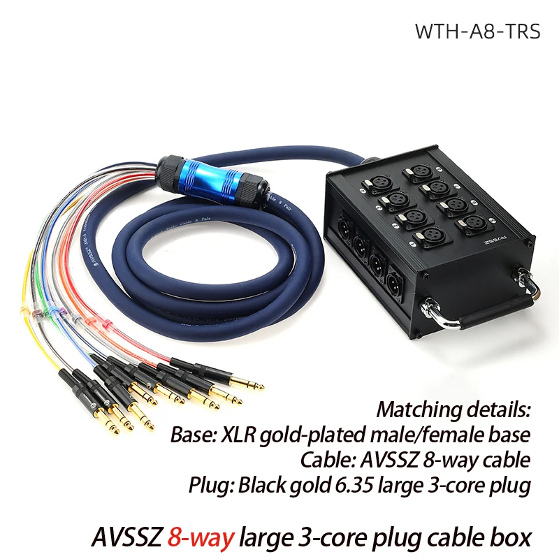 XLR Audio Cable 4/8/12/16/24 Channel Multicore Signal Wire Stage