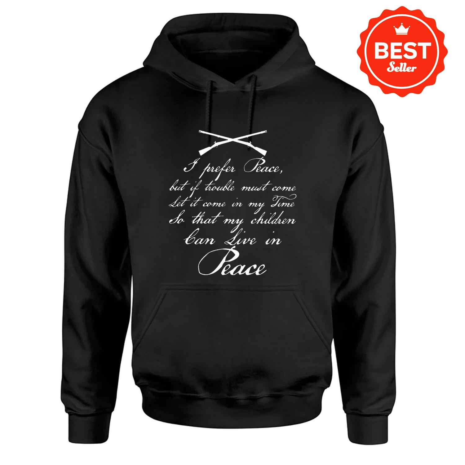 

I Prefer Peace Thomas Paine Quote с надписями, пуловер с капюшоном, 100% хлопок, удобные повседневные мужские толстовки, уличная одежда в стиле ретро