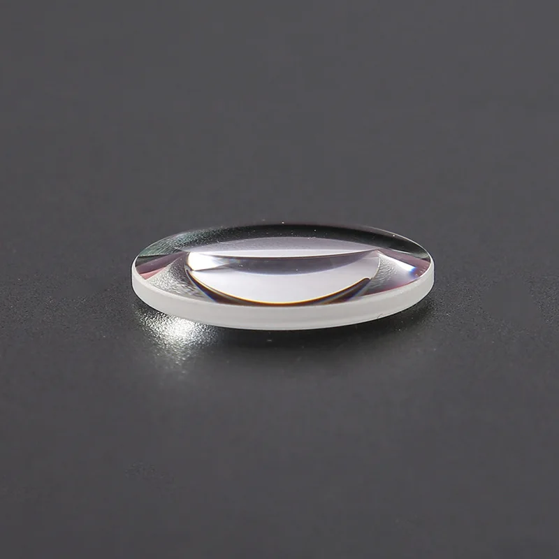 Borosilicate Optical Glass Concave Convex Lens 18x22mm for Laser Flashlight Zoom Combo DIY Optical Condenser Projector Accessory