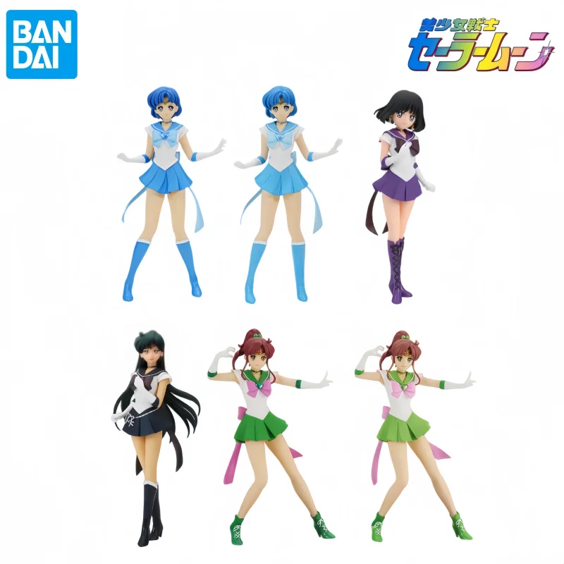 

Bandai In Stock Original Box Garage Kit Model Sailor Moon Mizuno Ami Tomoe Hotaru Anime Characters Original Action Figure Statue