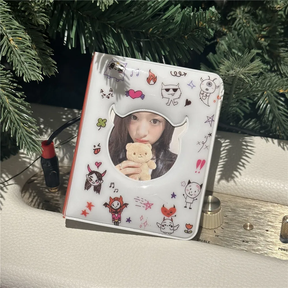 

Kpop Babymonster Card Album 3-дюймовый фотоальбом One Palace Grid Card Bag Альбом Маленькая карта Polaroid для хранения ключей Подарок фанатам