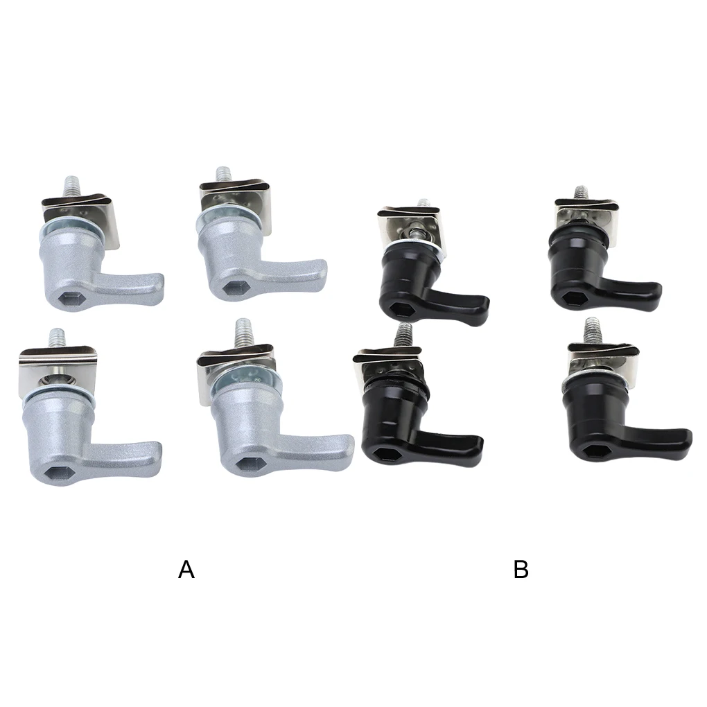 4pcs Plastic Rust-resistant Bolts Nut For Secure Saddlebag Lever Lock Strong Motorcycle Screws