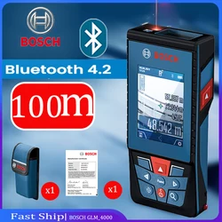 Telemetro Laser Bosch originale GLM100-25 misuratore di distanza Laser da 100M misurazione dell'angolo della fotocamera Bluetooth Connect metro a nastro Laser