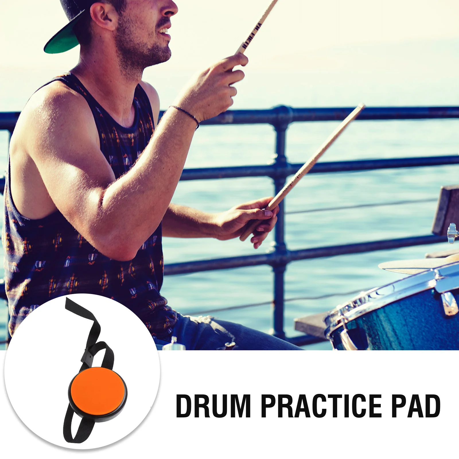 Dumb Drum Ergonomic Pad Snare Practice Mat Adjustable Length Pads Silica Gel Leg