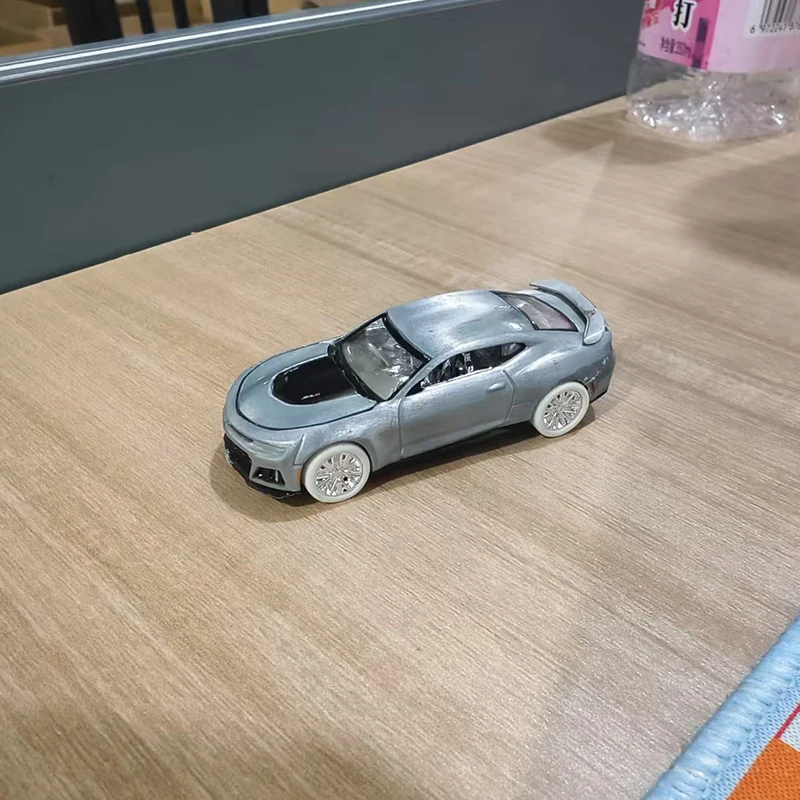 Aw JL 1:64 Fink Mouse Challenger Hellcat Shelby سبيكة يموت الصب نموذج جمع الحلي لا صندوق