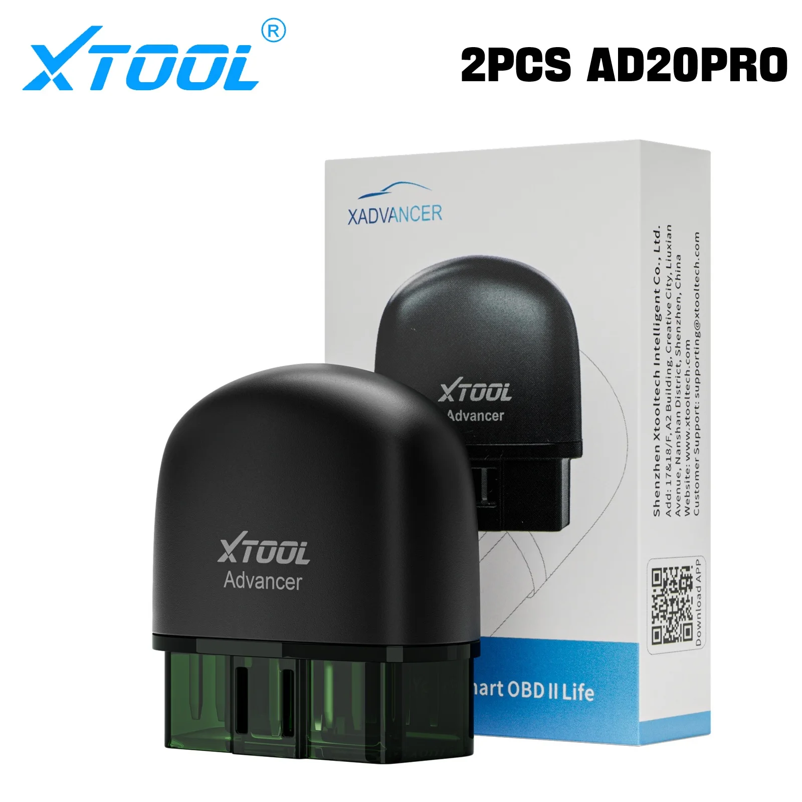 XTOOL AD20Pro AD20 MINI Obd2-scanner Alle systeemdiagnosetool Oliereset Servicecodelezer PK ELM327 Levenslange gratis update - afbeelding 1