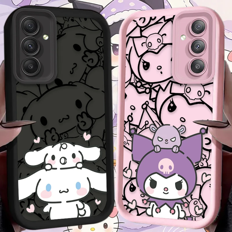 Funda Sanrio Cute Cinnamoroll Kulomi para Samsung Galaxy A54 A05 A05S A34 A53 A33 A23 A13 A52 A52S A32 A22 A12 A71 A51 A31 A50