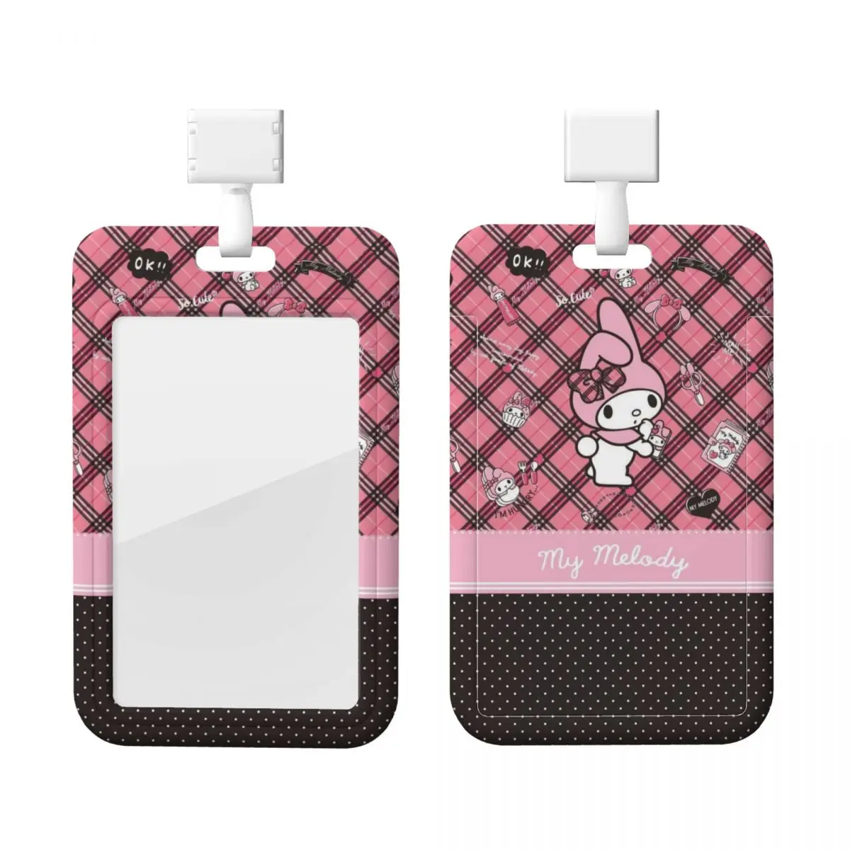 

Custom Cartoons Melody Credit Card Holders Neck Strap Lanyard ID Badge Card Holder For Hospitals Nurse Card Holder