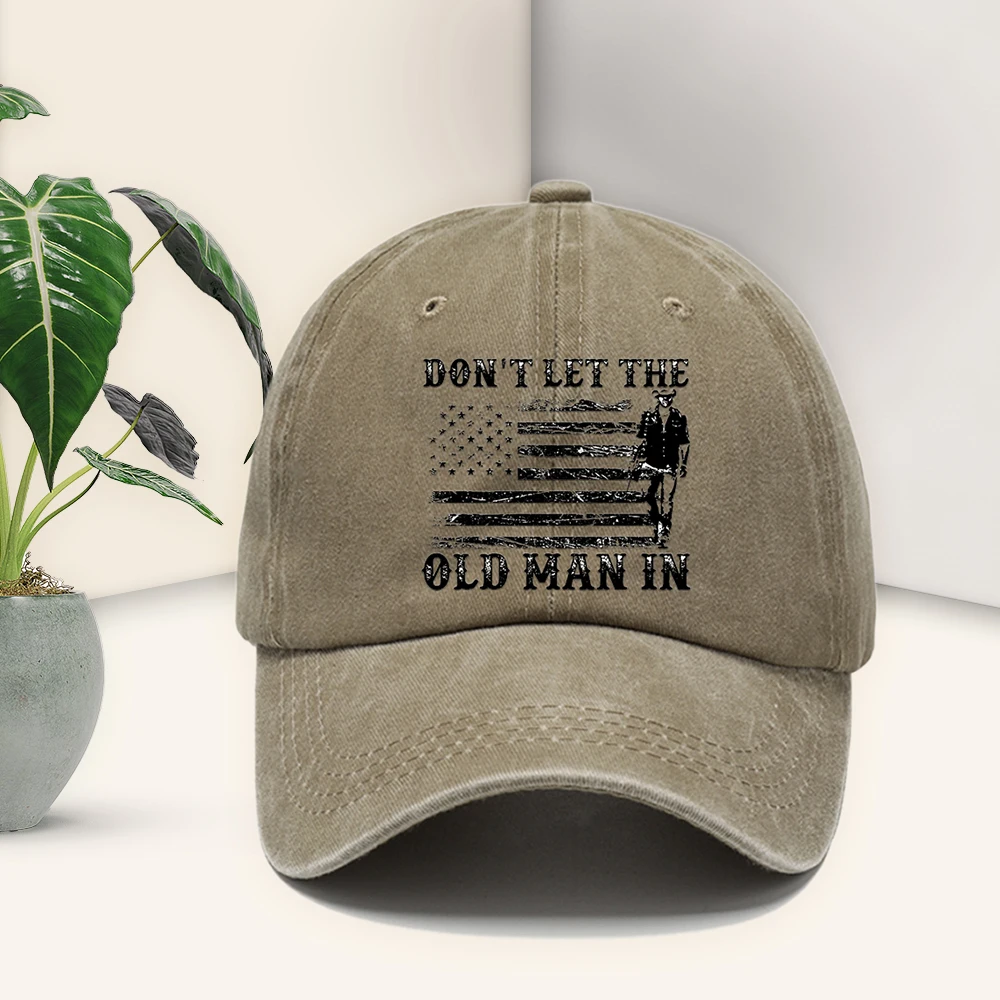 Retro statement baseball cap, fashion personality print visor, unisex casual sports sunscreen cap