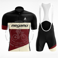 2025 New Megamo Cycling Jersey Set Men Summer MTB Bike Clothes Short Sleeve Bicycle Clothing Cycling Set Maillot Ropa Ciclismo