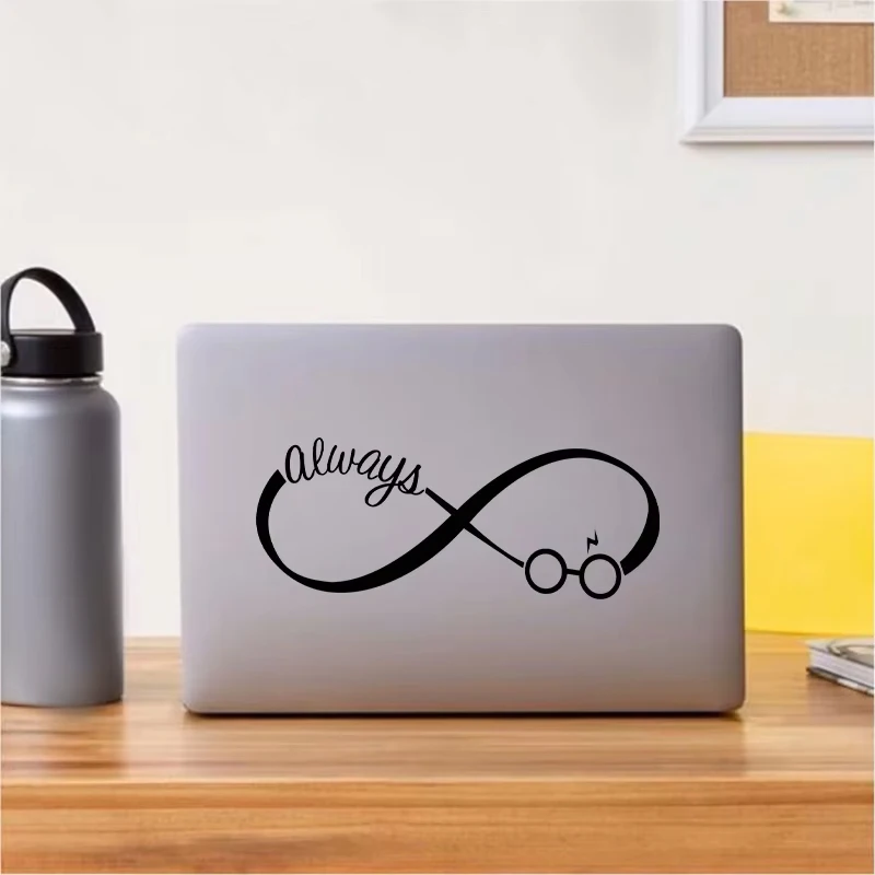 Harry Potter Always Infinity Symbols Vinyl Car Bumper Sticker Cool Minimalist Car Windshield Window Decals Laptop Decoration view 5