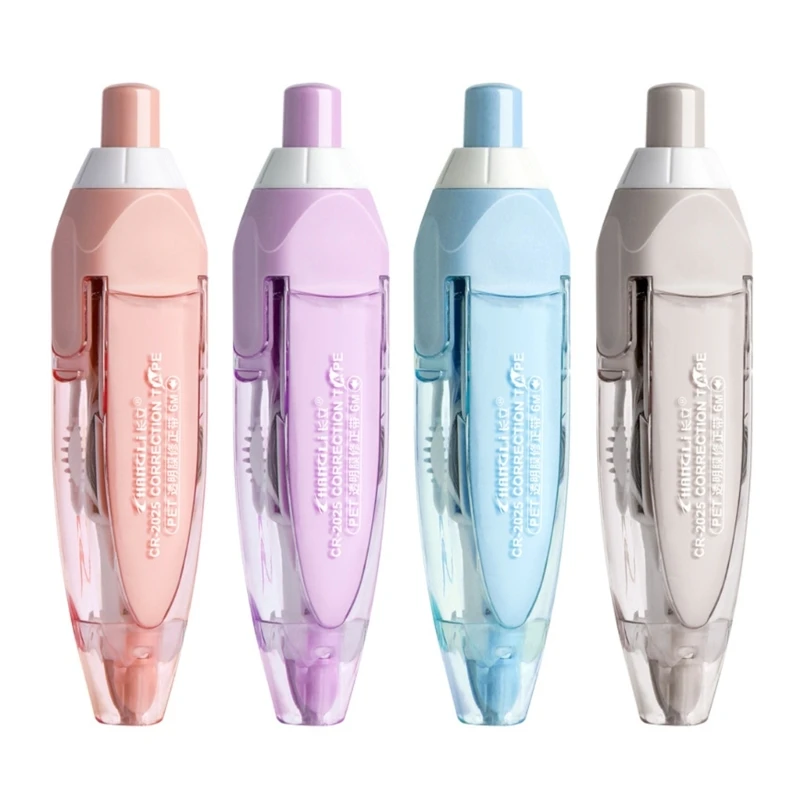 Presionando cinta correctora correcta, cinta correctora blanca, material oficina escolar