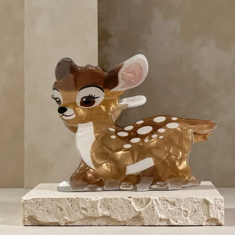 

NC Новый милый коготь для волос оленя, заколки для когтей с мультяшными животными, рождественская вечеринка, зажим в виде акулы, праздничный стиль, аксессуары для волос для женщин и девочек