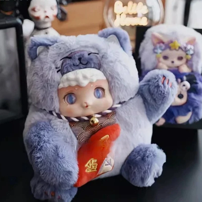 Ciao Ka Creation Lucky Cat อะนิเมะ Series กล่องตาบอดน่ารักของขวัญเครื่องประดับสะสมตุ๊กตาของเล่นของขวัญวันเกิด