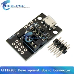 Pluggable ATTINY Development Board For ATtiny13A/ATtiny25/ATtiny45/ATtiny85 Programming Editor Micro Usb Power Connector