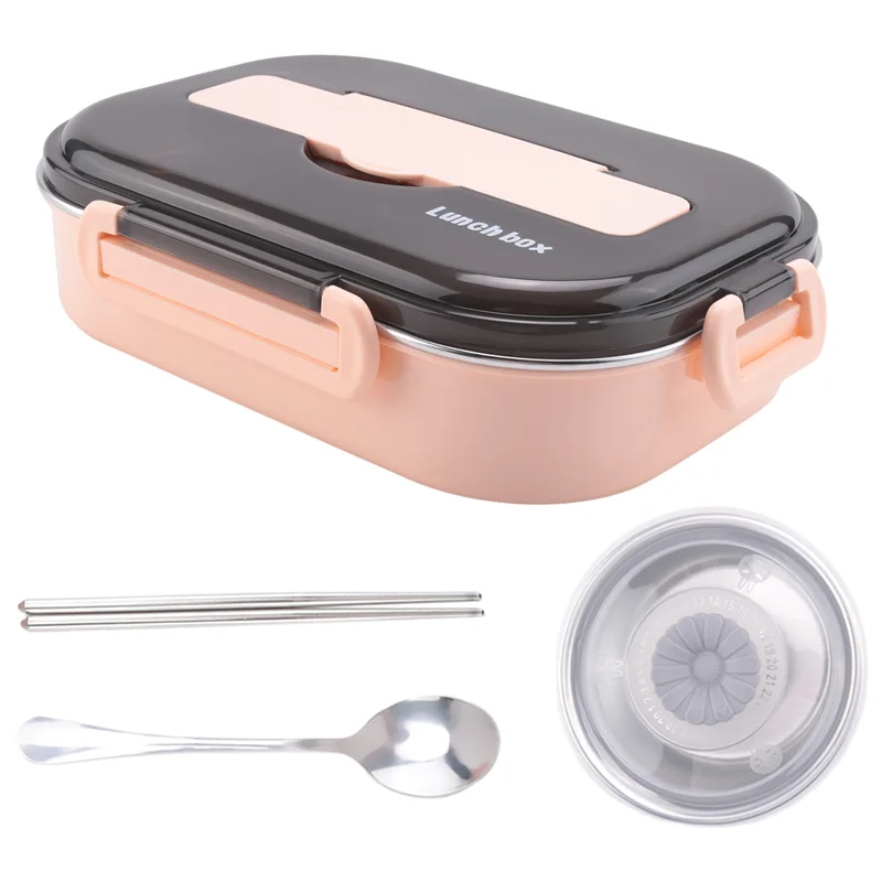 AB09-1.5L Scatole Bento per studenti, set di stoviglie Bento Lunch Box con isolamento termico, contenitori per il pranzo per bambini Lunch Box