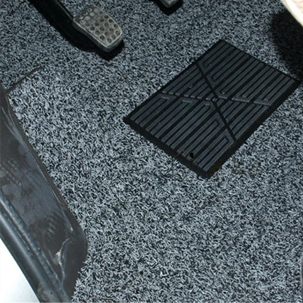 Car Mats Carpets Carpet Board With Screw 15CMx23CM PVC PC Waterproof Carpet Plate Floor Pad Heel Foot Mat Pedal Patch Cover