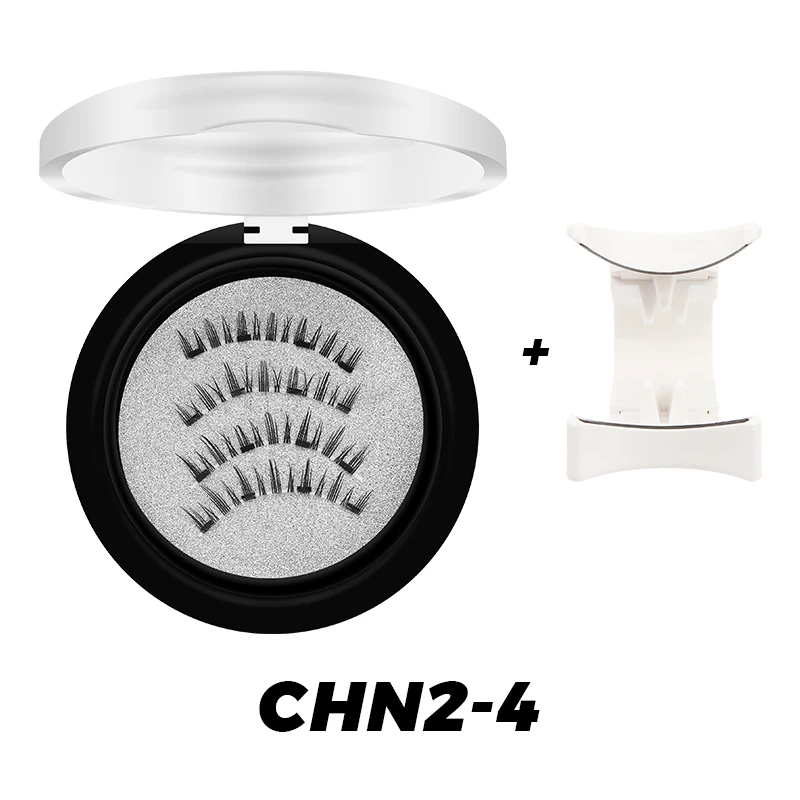 DINGSEN 1 Set Magnetische Wimpern 3D Natürliche Falsche Wimpern Wiederverwendbares Magnet-Clip-Set Wimpernverlängerung Make-up Pinzette Wimpernset – Detail 9