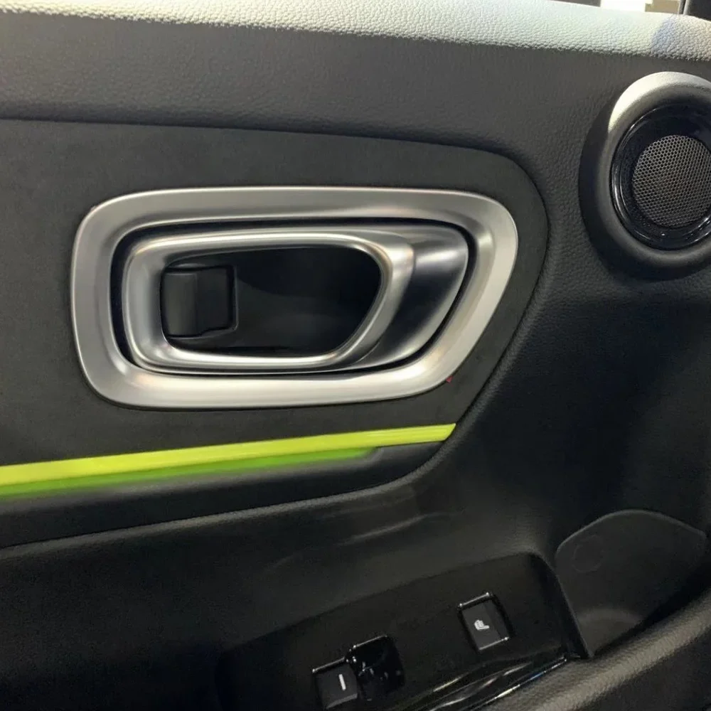 

Interior Accessories For Honda Vezel HR-V E:HEV 2021-2024 Carbon Fiber Car Interior Door Handle Cover Trim Door Bowl Stickers