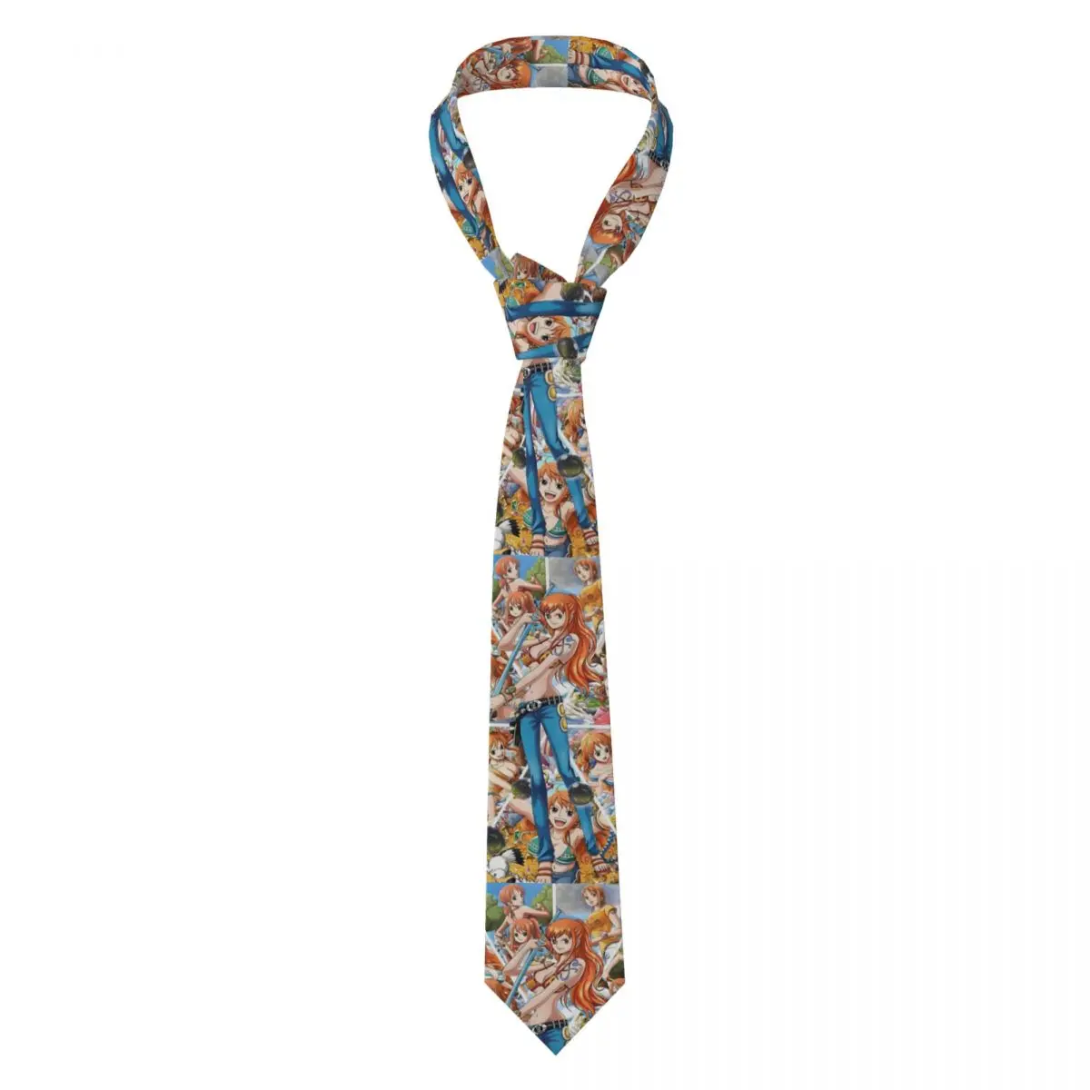

Custom N-Namies Tie Mens Formal Silk Cartoon Necktie for Party