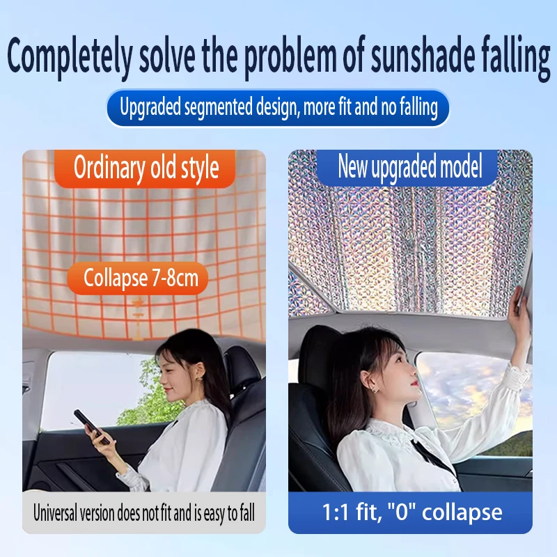 For Volkswagen VW Atlas Teramont CA1 2019~2023 MK1 Car Sun Shades Cover Auto Sunroof Sunshade Protector Anti-UV Heat Accessories - view 3