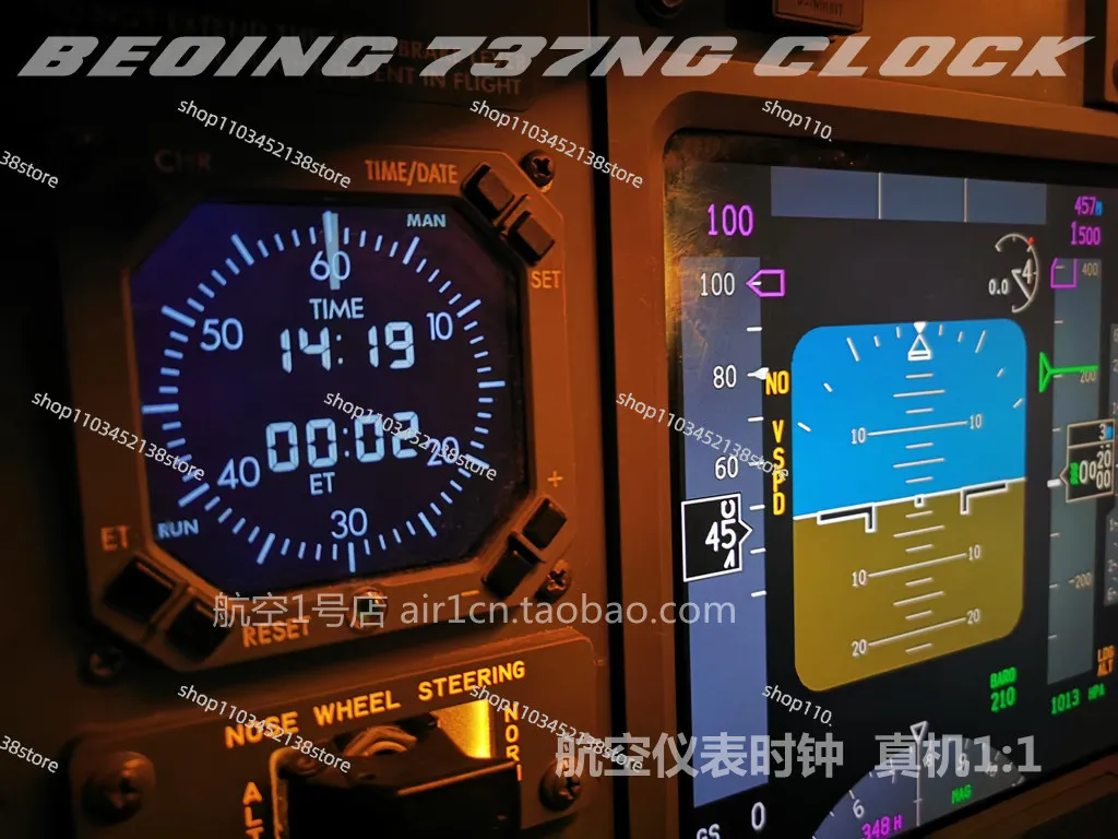 2022new 737 CLOCK Boeing BOEING simulator aviation instrument clock alarm clock, aircraft simulation clock