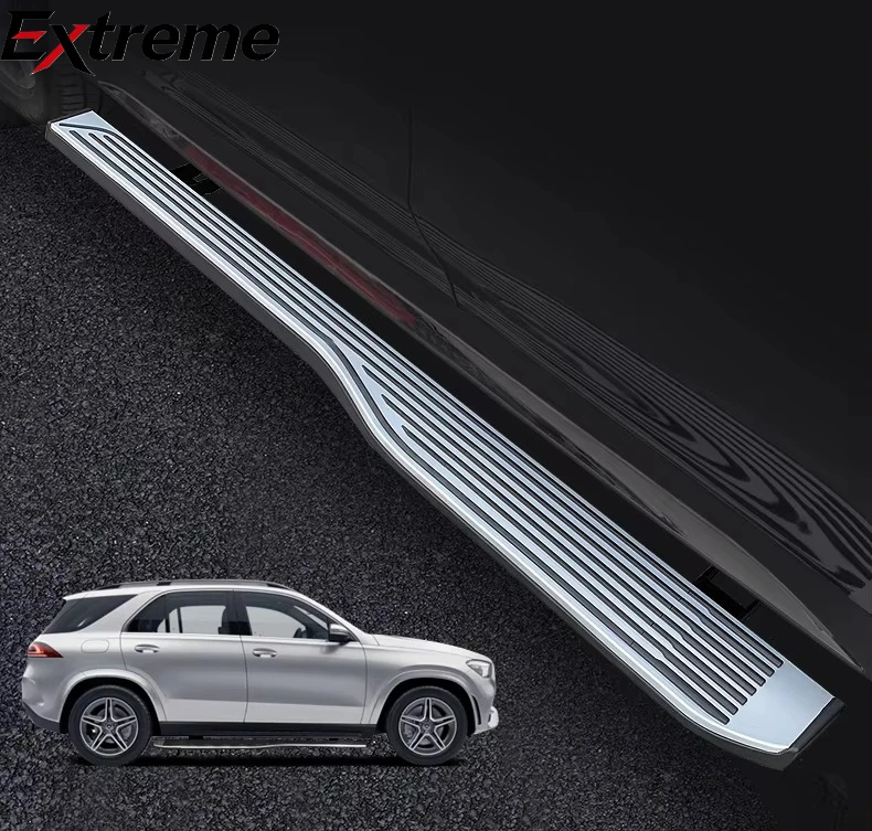 Automatic S Upreme Style Power Step Electric Running Boards Side Steps Pedal for BMW X5 X7 Width 22cm Black Powder Coated