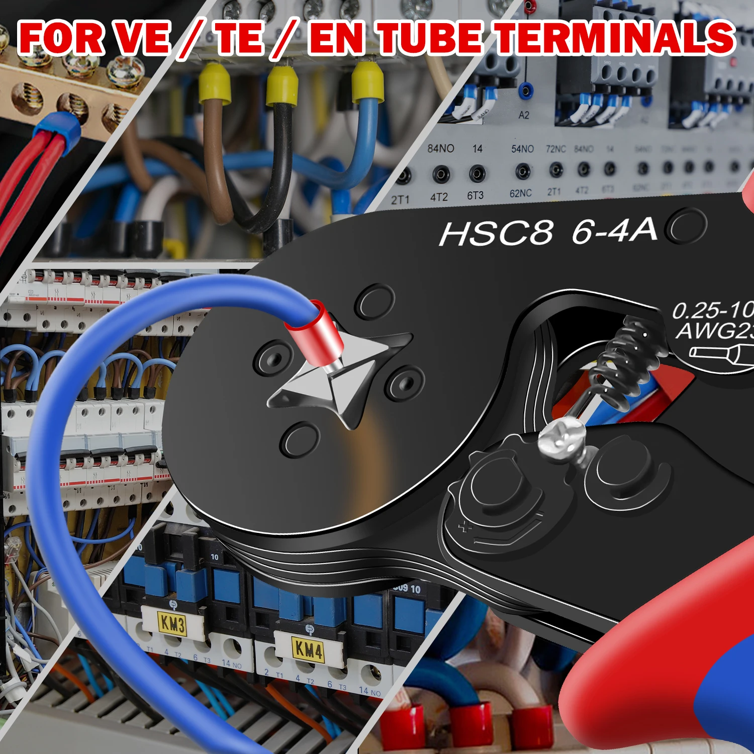 HSC8 6-4A Crimping Tool 0.25-1 - Power Tools China ulasan dan harga