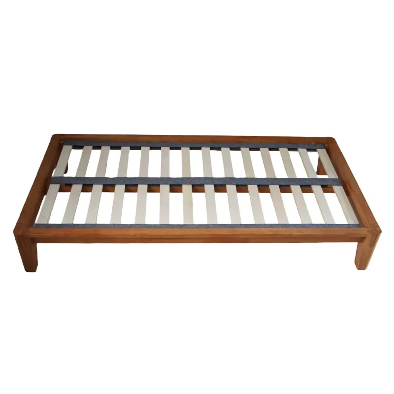 

Log bed frame Household bed frame, simple and convenient assembly No backrest skeleton, no bedside short bed