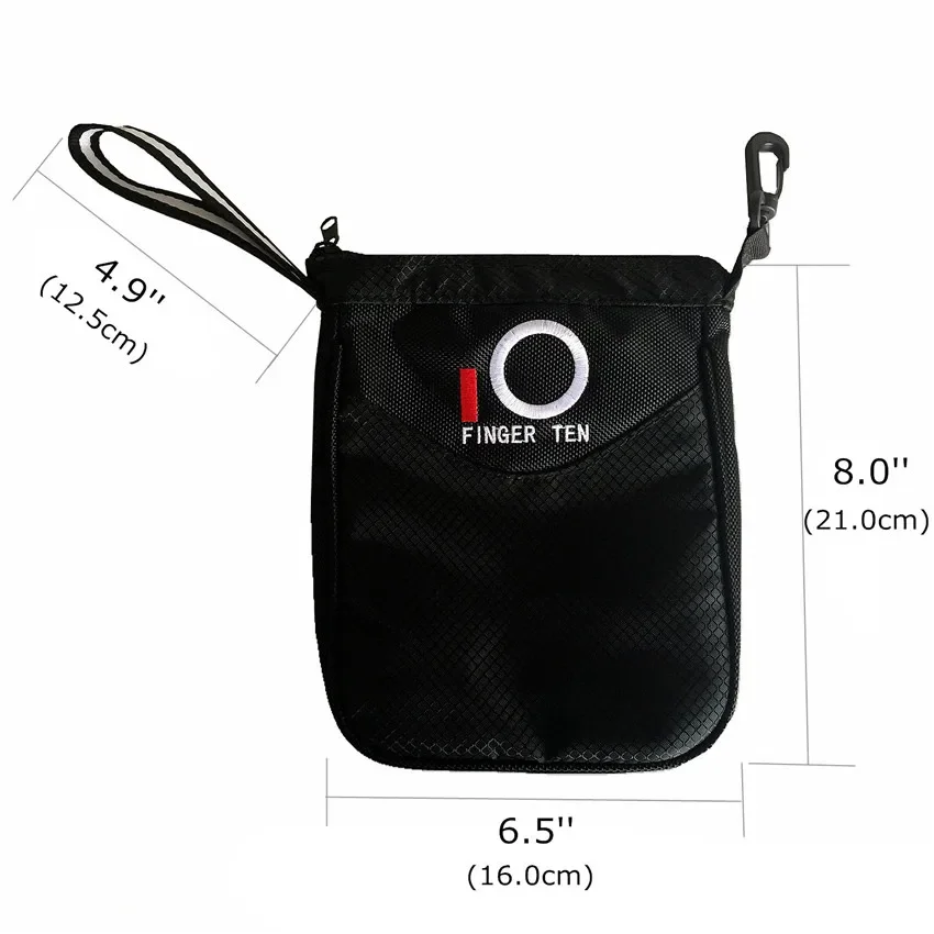 New Durable Large Golf Pouch Bag for Men Women Zipper Storage Bags Hold 20 PU Balls USA UK EAGLE Black Style Drop Shipping