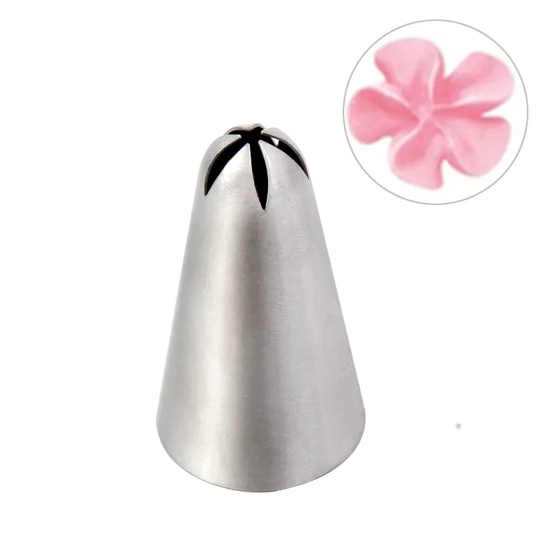 Stainless Steel Flower Icing Piping Nozzle for Cake Decorating Tools #190 Pastry Cream Nozzles DIY Fondant Baking Tool Bakeware