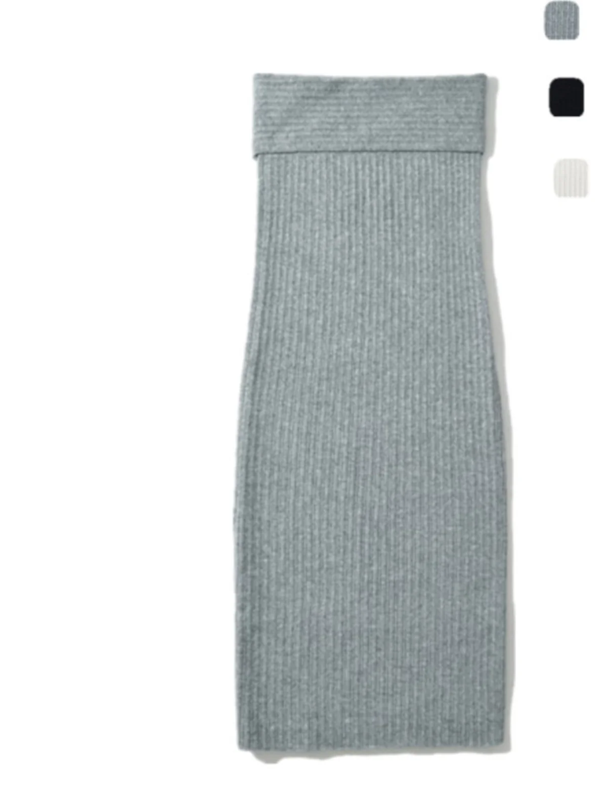 

Street Sle Sexy Knitted Long Skirt Slim Fit Spring Autumn Faionable f Body Skirt Slimming Wrap around Skirt