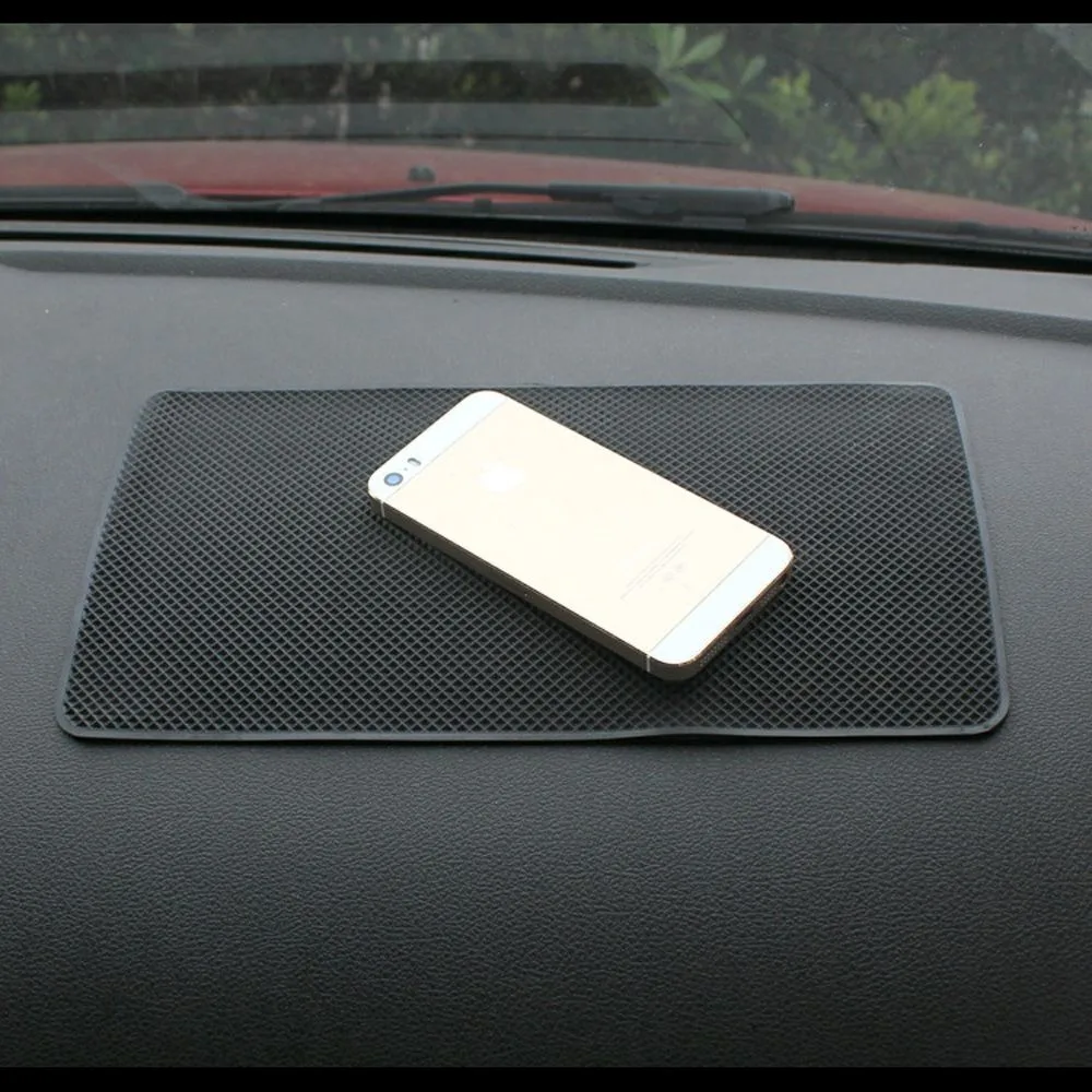 Car Dashboard Mat Pad Non-slip Rubber Mount Holder Mobile Phone Stand Anti Slip Keys Pad Large Car Interior Accessories