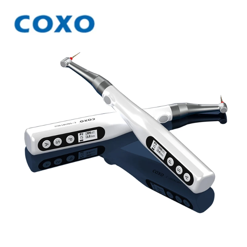 

COXO Dental C-smart Mini Wireless Endo Motor Cordless Root Canal Equipment with1:1 Push Button Contra Angle Dentistry Instrument