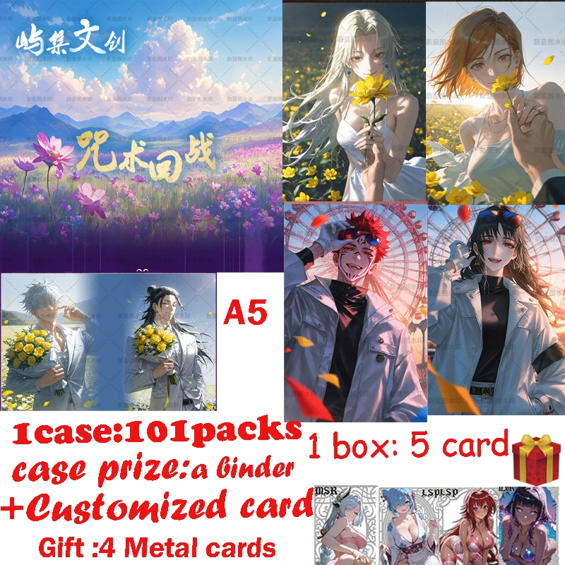

YUJI JJK 2 A5 Boards Jujutsu Kaisen Trading Cards Featuring Gojo Satoru Doujin Booster Box Hobby Collection Kids Toys & Gifts