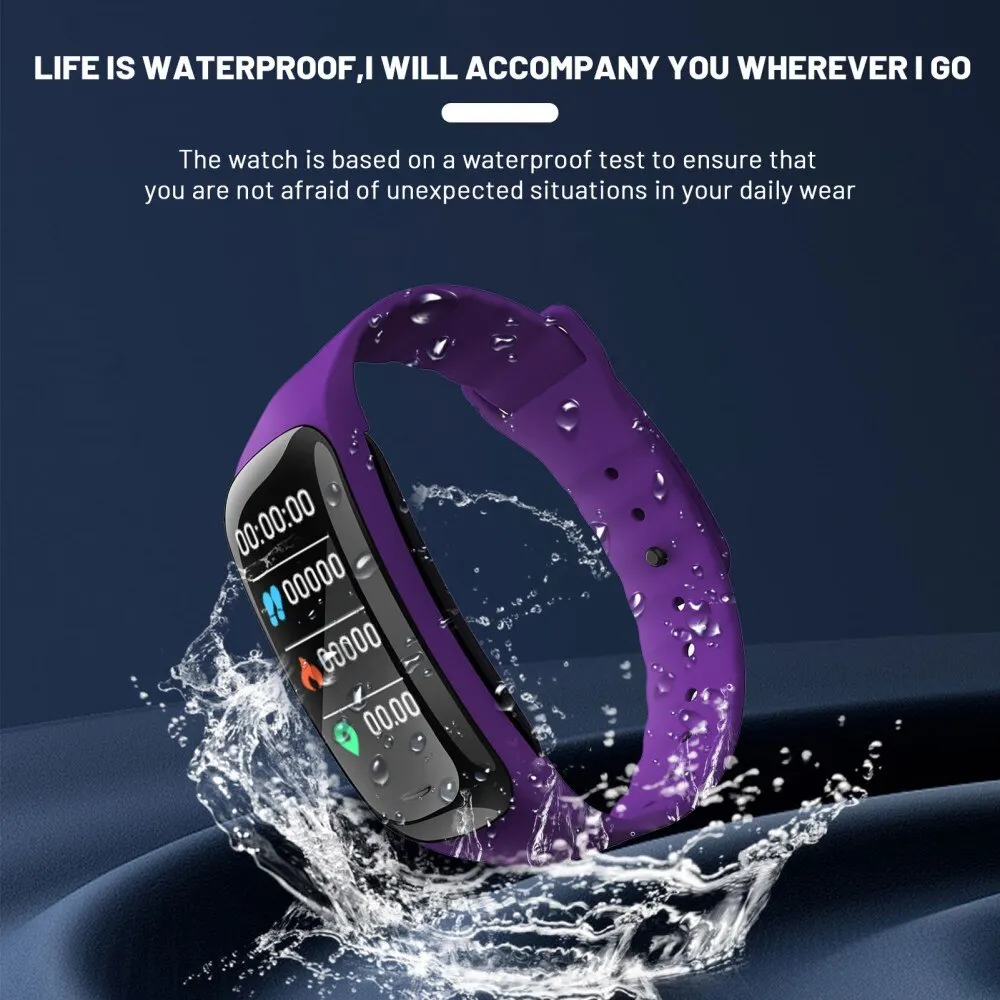 Smart Wristband Motion Pedometer Alarm Clock Color Screen Bluetooth Smart Watch Multi Functional Lovers Men And Women Universal