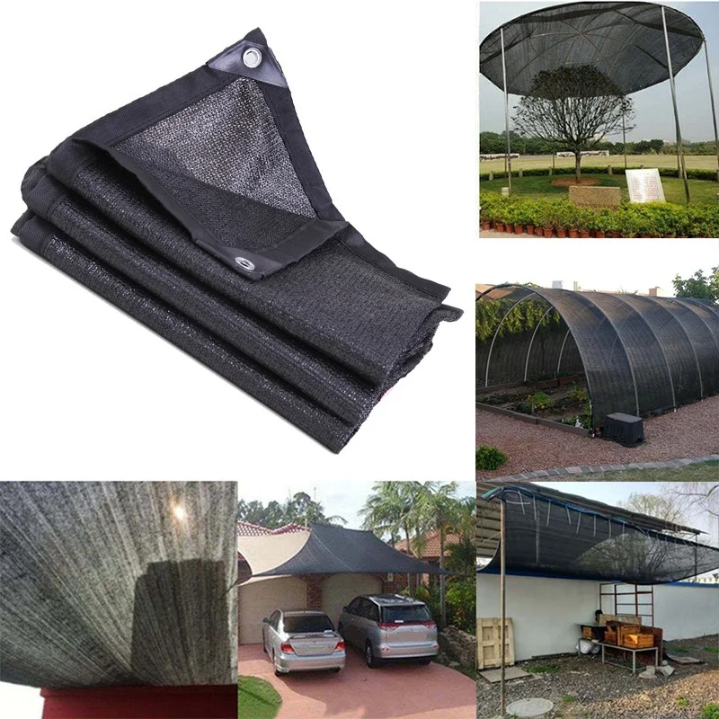 Sun Mesh Sunblock Outdoor Garden Anti-Uv Sunscreen Shade Sails Sunblock Shade Cloth Net For Plant Greenhouse Car