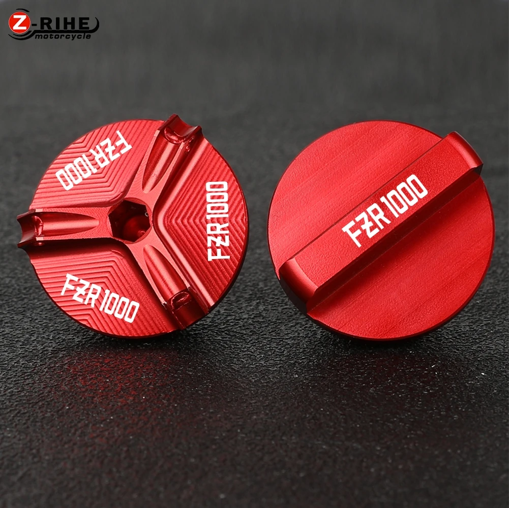 Motorcycle M27*3.0 Engine Oil Filler Cap Plug For YAMAHA FZR1000 FZR 1000 1989 1990 1991 1992 1993 1994 1995 Decorative Cover