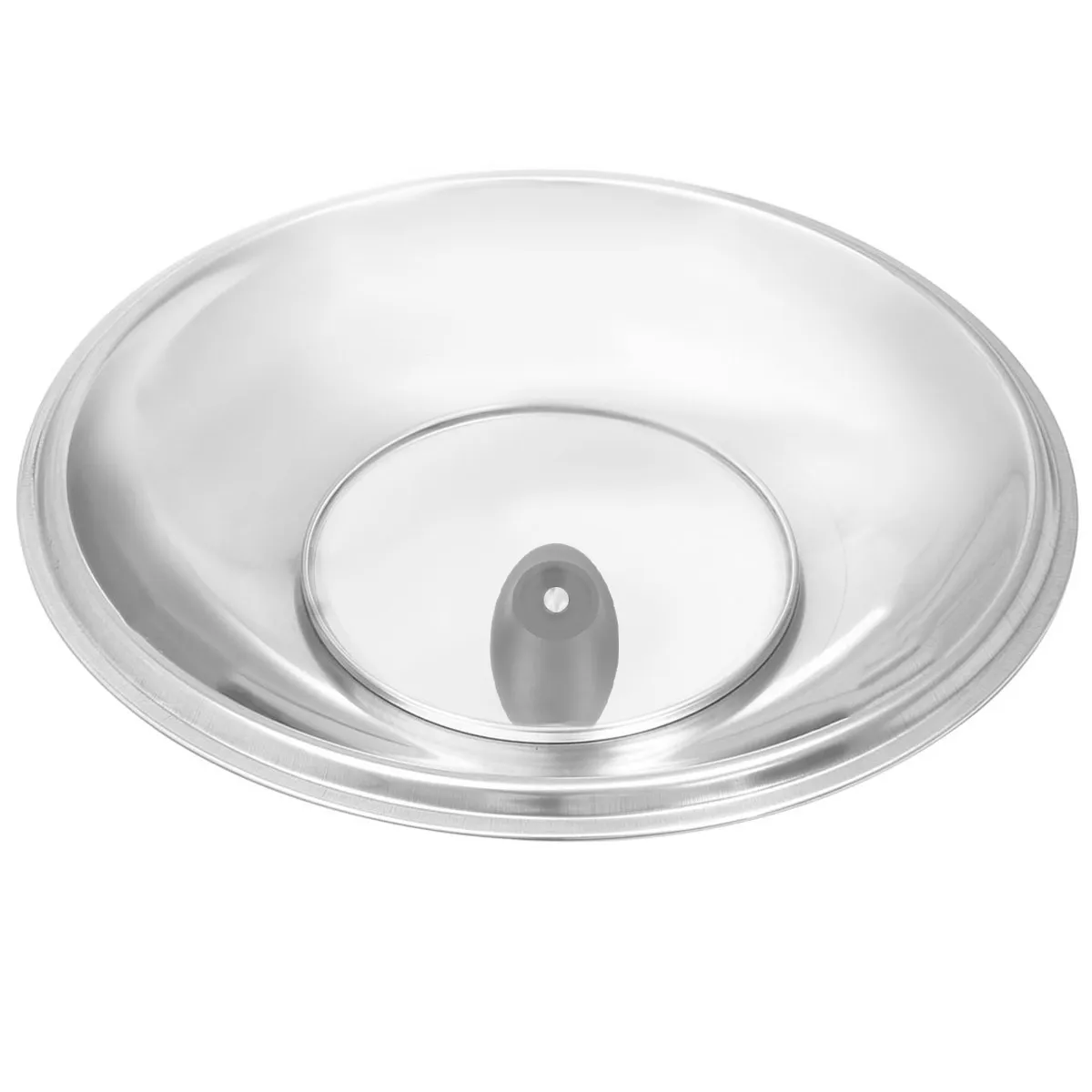 Stainless Steel Pan Cover with Tempered Glass Center Steam Vent Lid for Healthy Cooking Nonstick Heat Resistant