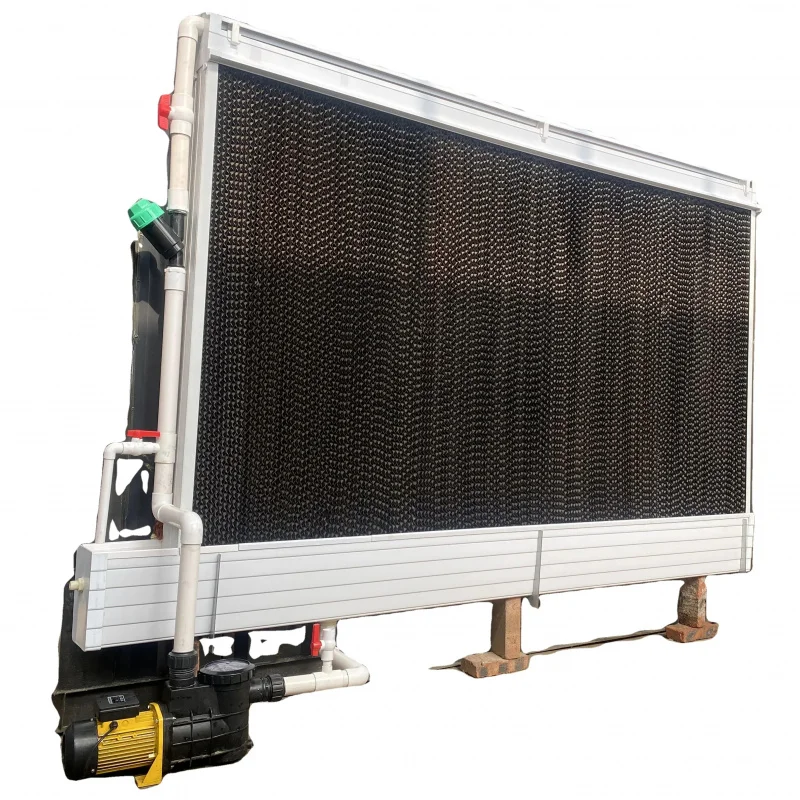 Customization Gutter PVC Frame Cooling System Honeycomb Pad For Greenhouse