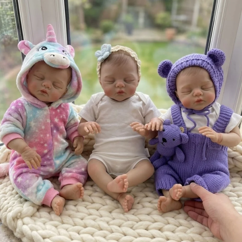 

OtardDolls 18-Inch Reborn Doll - Soft Cloth Body Lifelike Hand-Painted Hair Real Soft Touch Art Doll Ideal Gift Toy