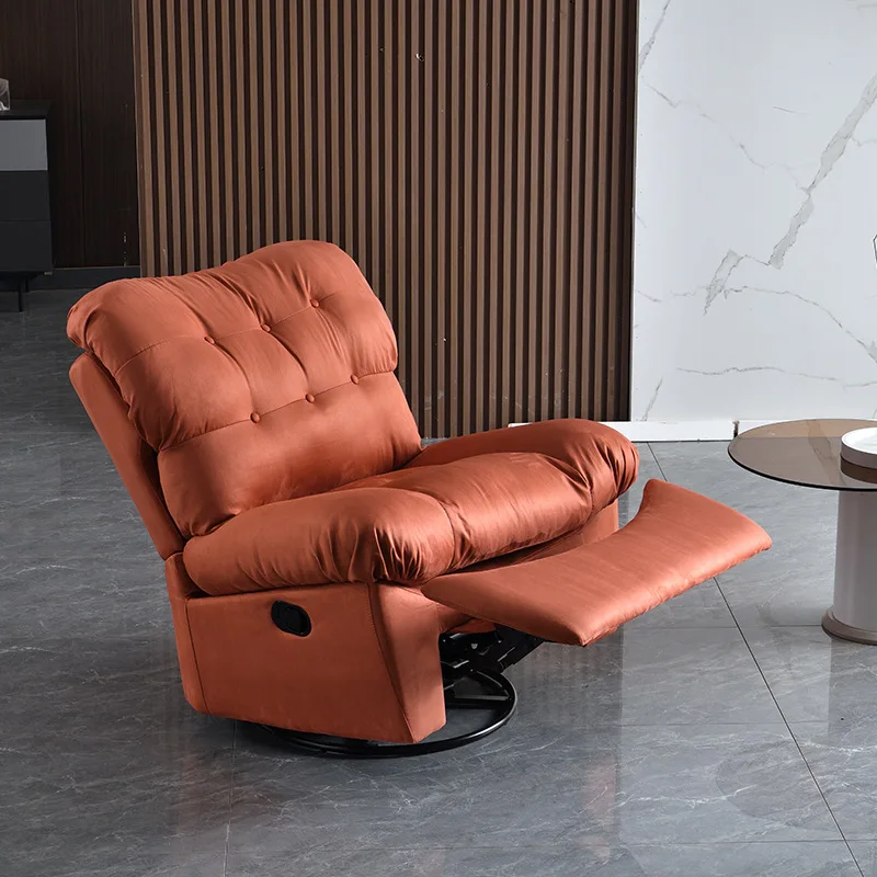 Oficina almuerzo descanso sofá perezoso diseñador giratorio sofá casual silla simplicidad moderna