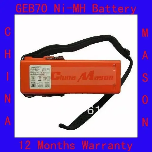 

1pc High quality GEB70 battery, 12V 4000mAh, for TPS100,TCA1800,TC2003 total station