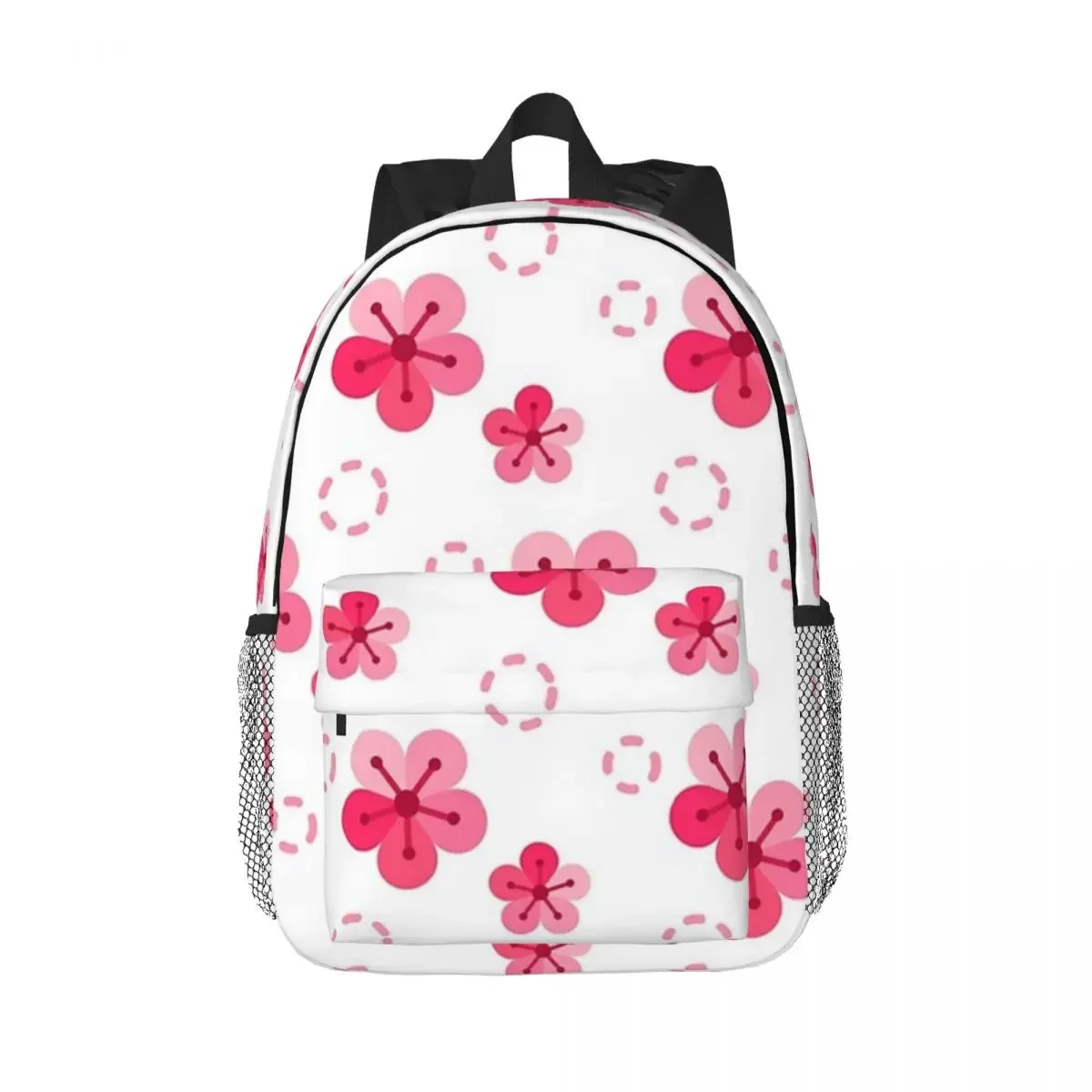 

Cherries And Flowers Seamless Pattern Cherry Blossom Backpack Teenager Bookbag Children School Bags Travel Rucksack Shoulder Bag