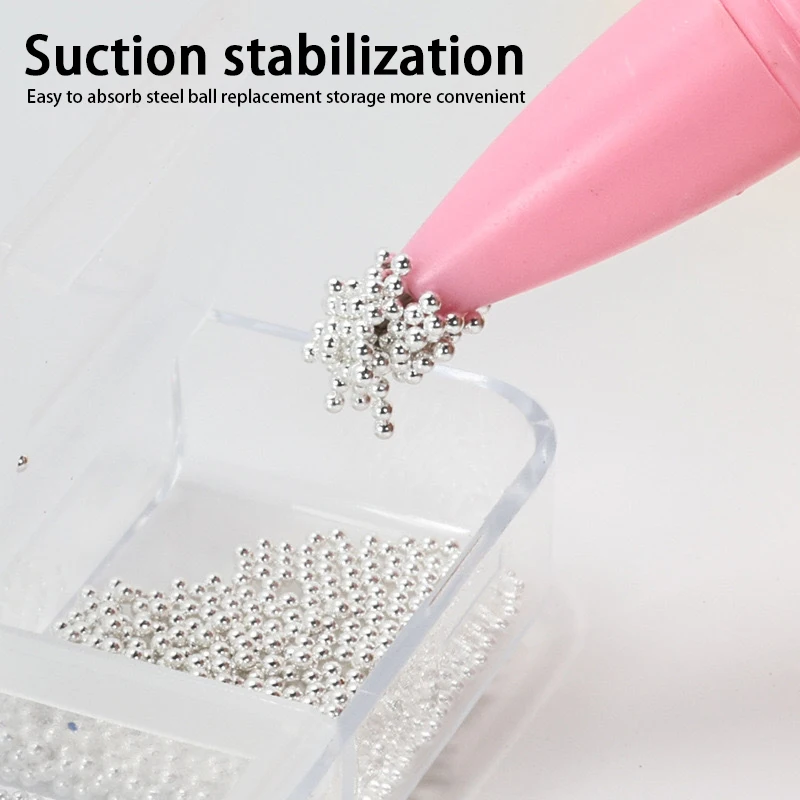 1Pcs Magnet Strong Effect Nail Act Pen Small Steel Ball Nail Act Decoration Magnet Stick Tools For Women Beauty Manicure