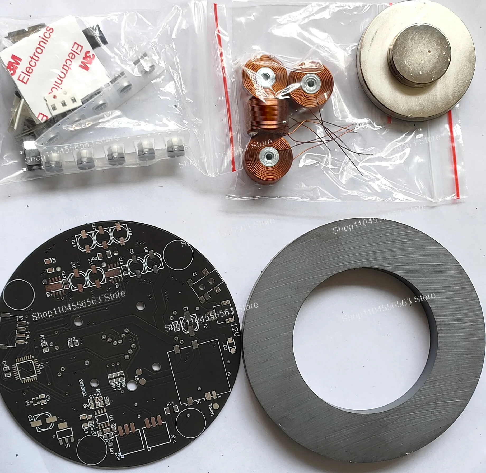 마이크로 컨트롤러 푸시 다운 자기 부상 키트 DIY 서스펜션 전자 생산 학습 느슨한 부품 완성 MCU